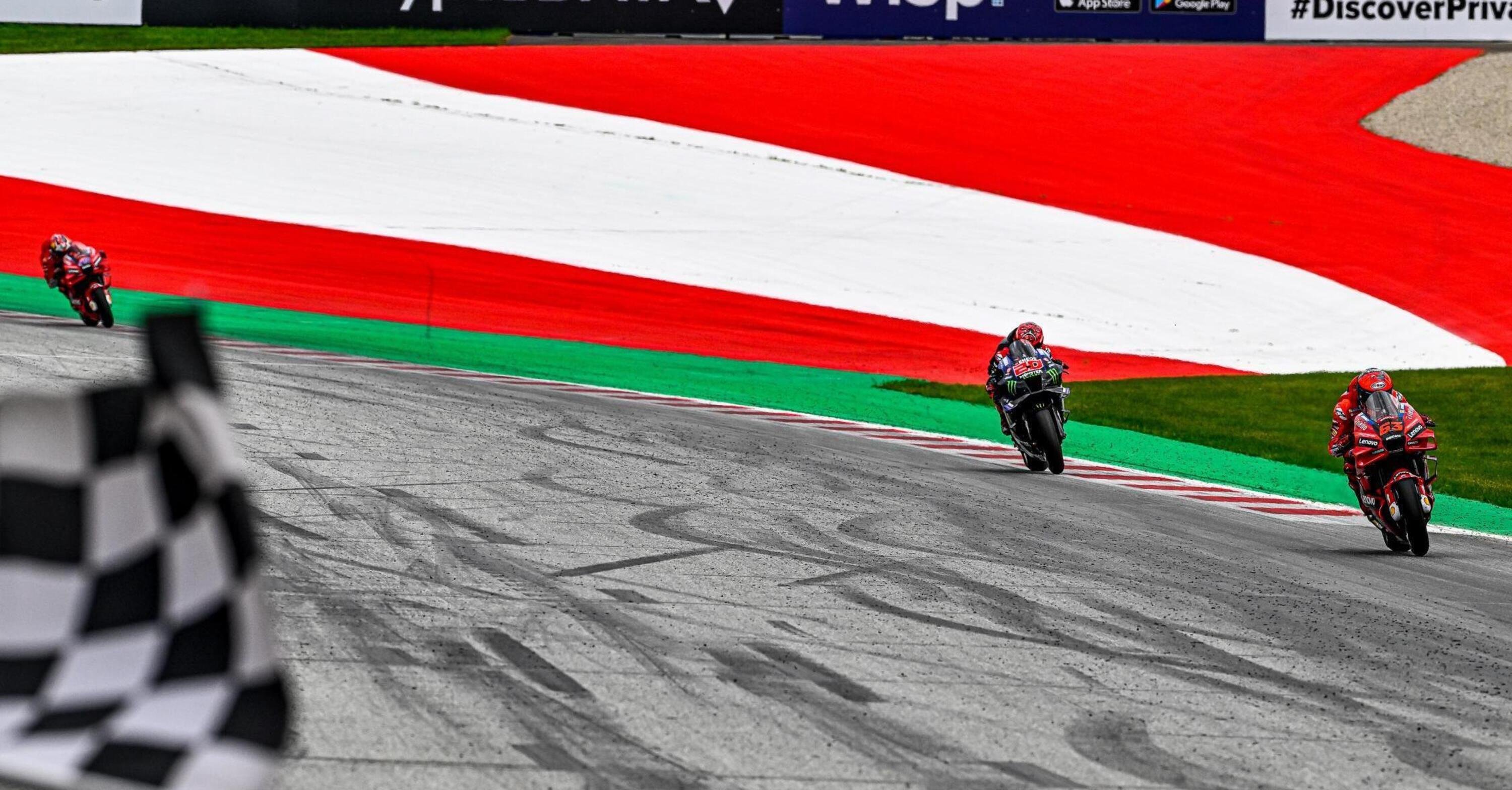 MotoGP 2022. GP d&#039;Austria al Red Bull Ring. Pecco Bagnaia - Fabio Quartararo sfida tra campioni