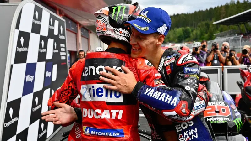 MotoGP 2022. GP d'Austria al Red Bull Ring. Un altro secondo posto che &egrave; "una delle migliori gare in assoluto" per Fabio Quartararo