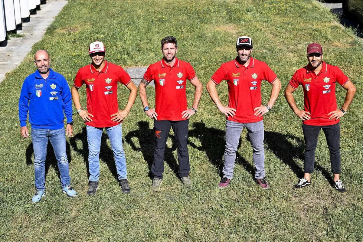 Gli italiani pronti al via della Sei Giorni di Enduro 2022 (2)