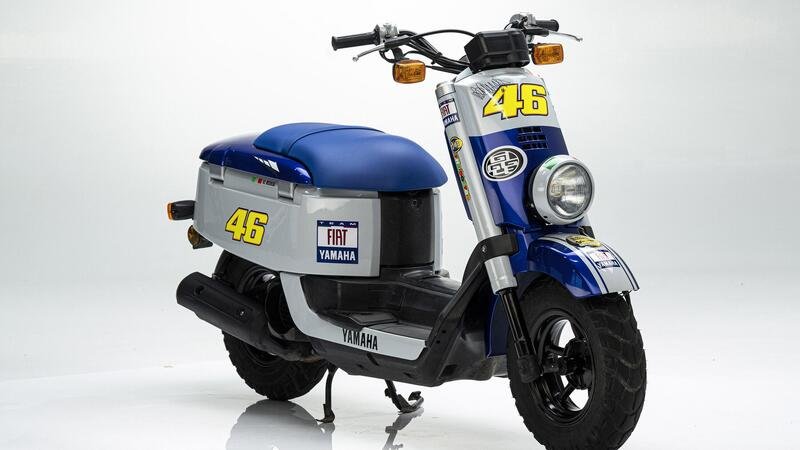 Uno scooter Yamaha, ufficiale VR46, all'asta per una buona causa