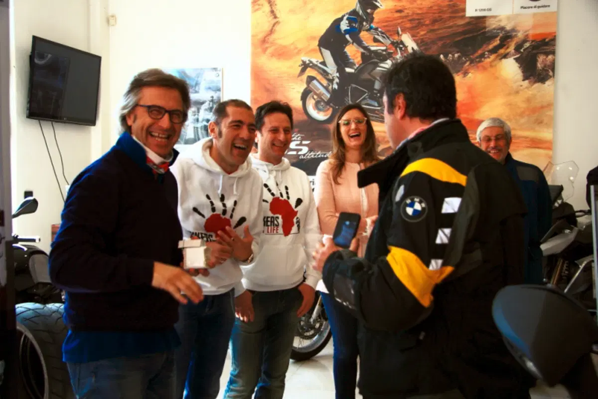 Bikers for Life, da Foggia alla Guinea Bissau per solidarietà (2)