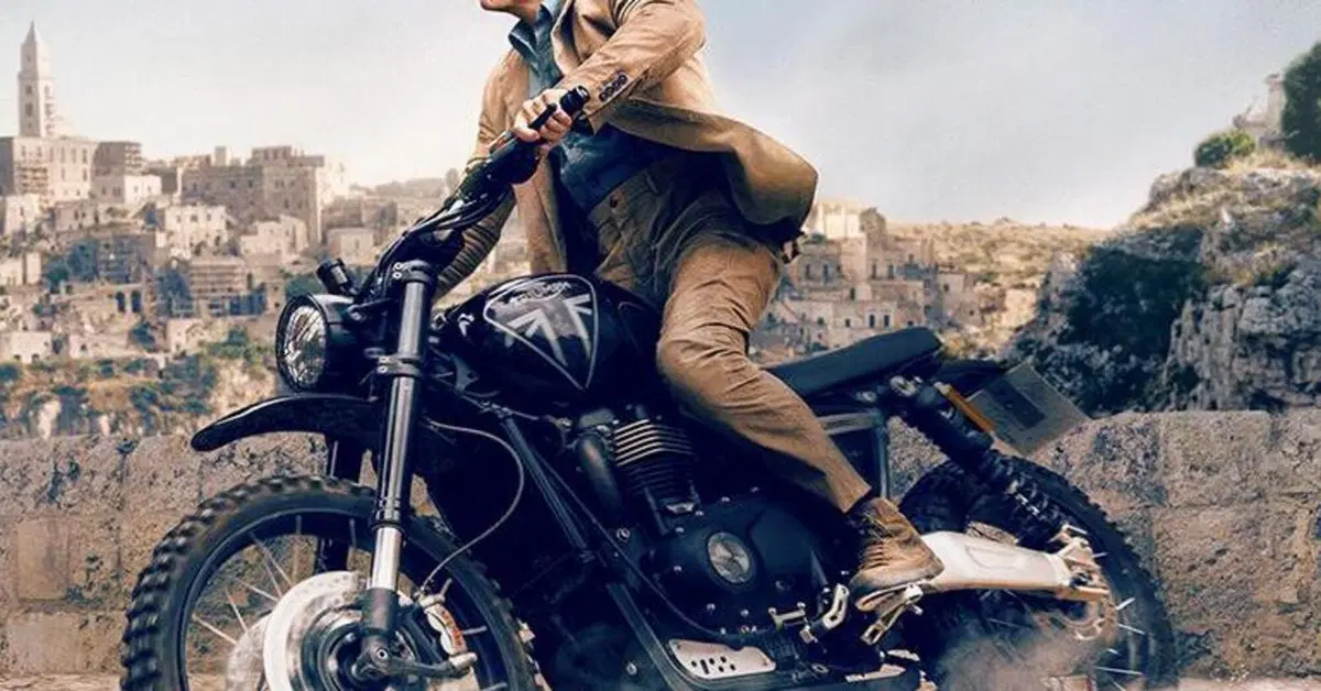 All'asta la Triumph Scrambler 1200 di 007 - No Time to Die