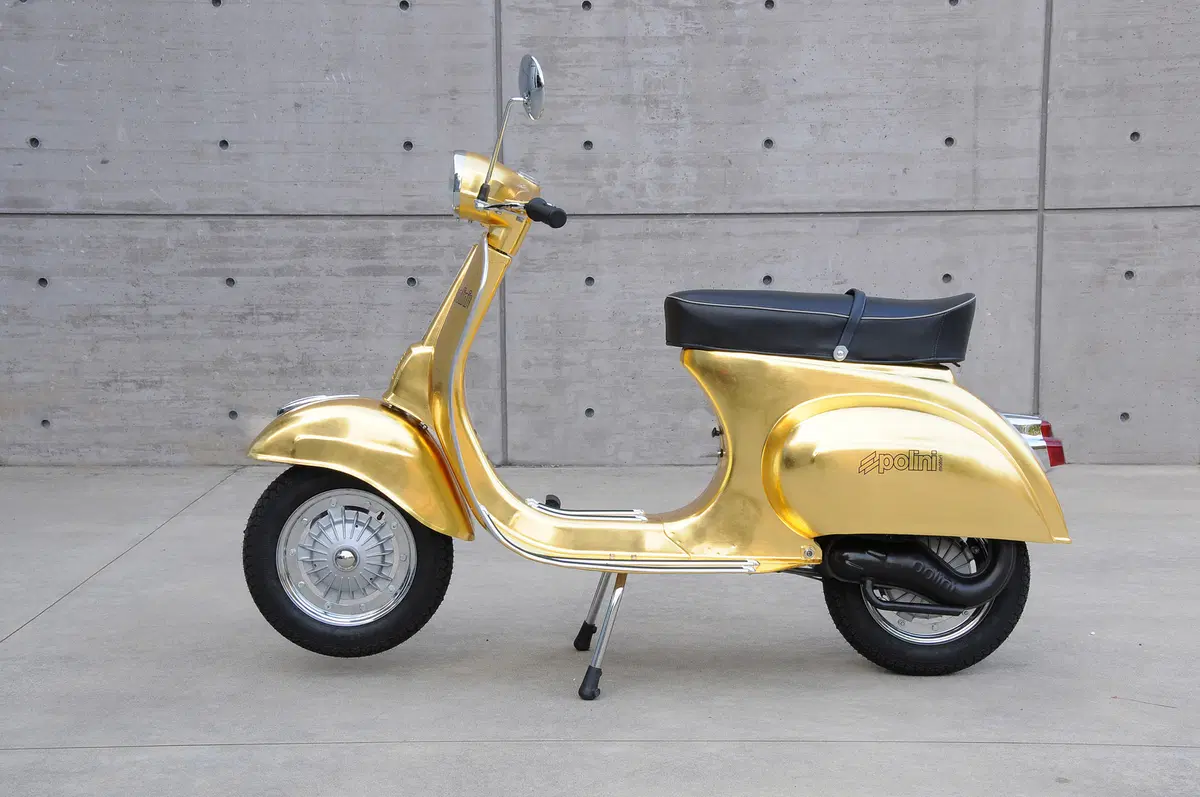 Vespa Polini Gold 23 Carati a EICMA 2014