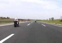 L'autostrada è un deserto (quasi) e la ZX-10R, la R1 e il GSX-R si sfidano a tutto gas! [VIDEO VIRALE]