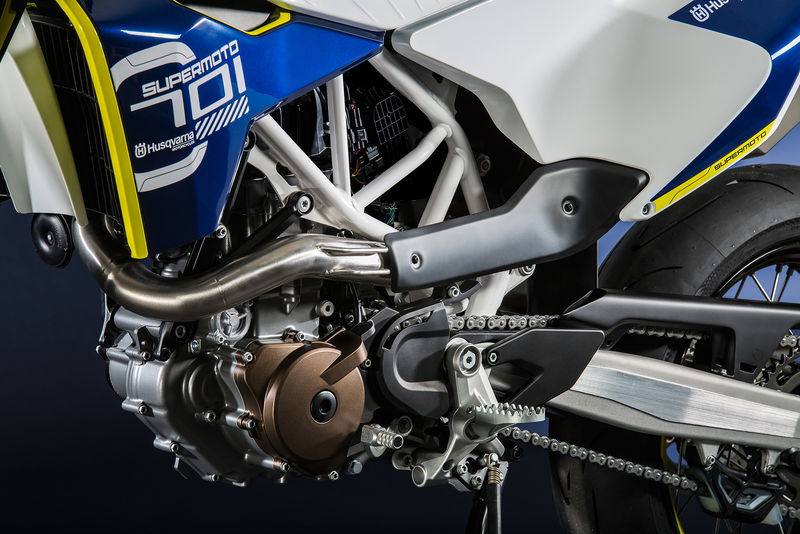 Il motore della Husqvarna 701 Supermoto, nuovo riferimento della categoria