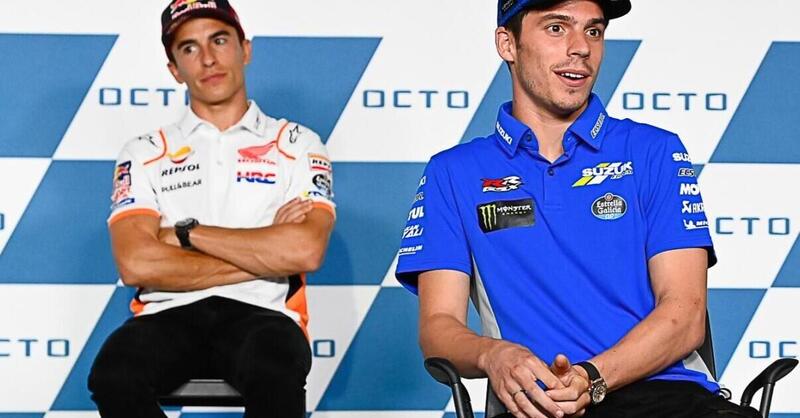 MotoGP 2022. Marc Marquez e Joan Mir: due galli nel pollaio ma spesso &egrave; un bene...