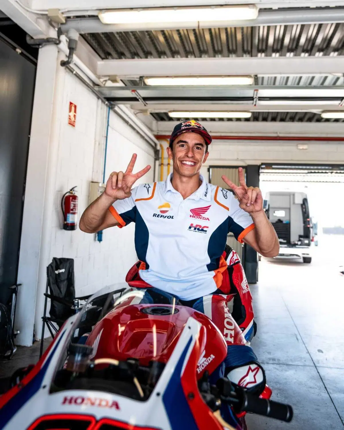 MotoGP 2022. Guarda i primi giri in moto del nuovo Marc Marquez: 'Ho le farfalle nello stomaco!' [VIDEO] (5)