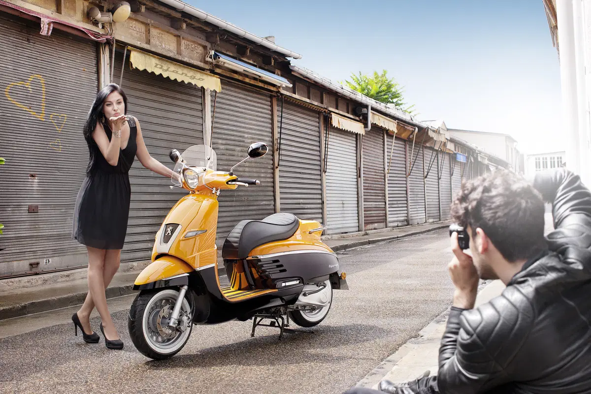 Peugeot Django: l'eleganza di uno scooter per dare entusiasmo e positivita' (4)