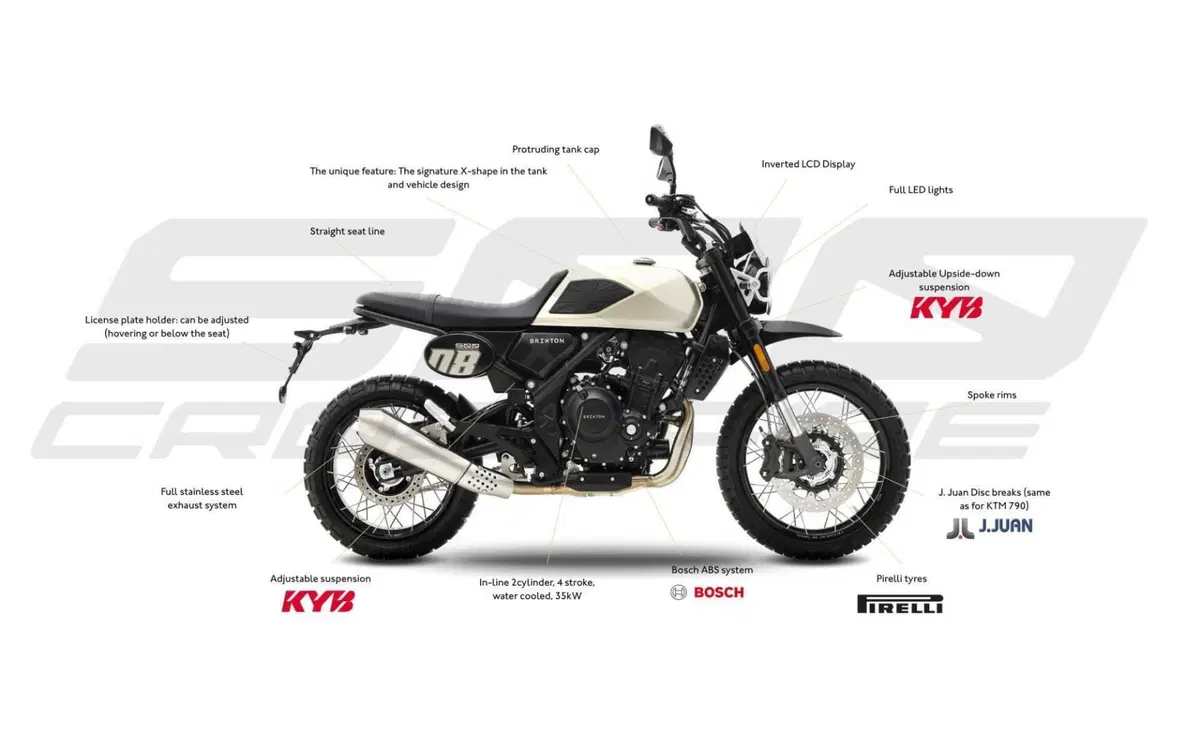Brixton Motorcycles Crossfire 500 XC (2022 - 26) (9)