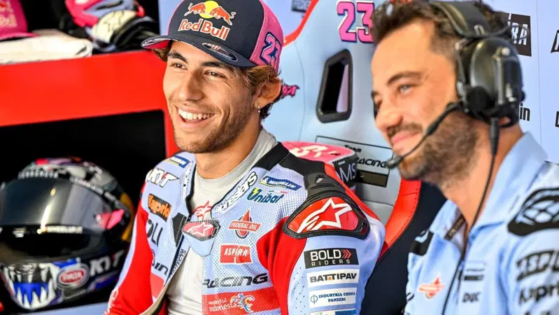 MotoGP 2022. GP di San Marino a Misano. Enea Bastianini: "Pigiamino? Bella botta ma questo &egrave; il mio miglior venerd&igrave;"