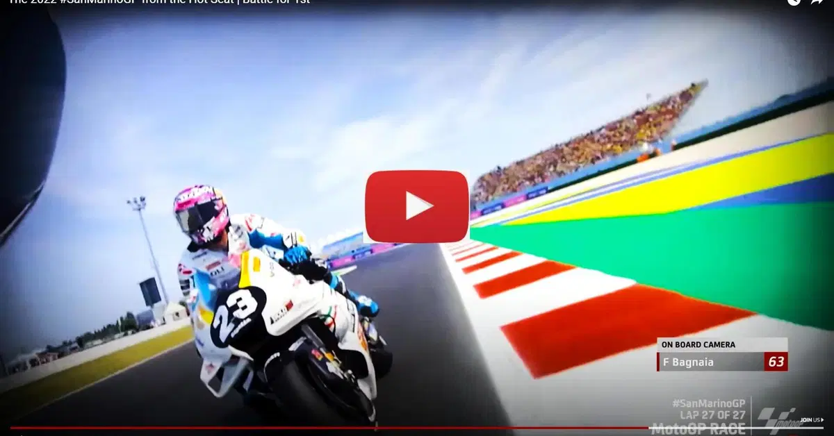 MotoGP 2022. Il quasi (?) contatto Enea Bastianini - Pecco Bagnaia e gli altri sorpassi visti dall'on board delle moto! [VIDEO VIRALE]