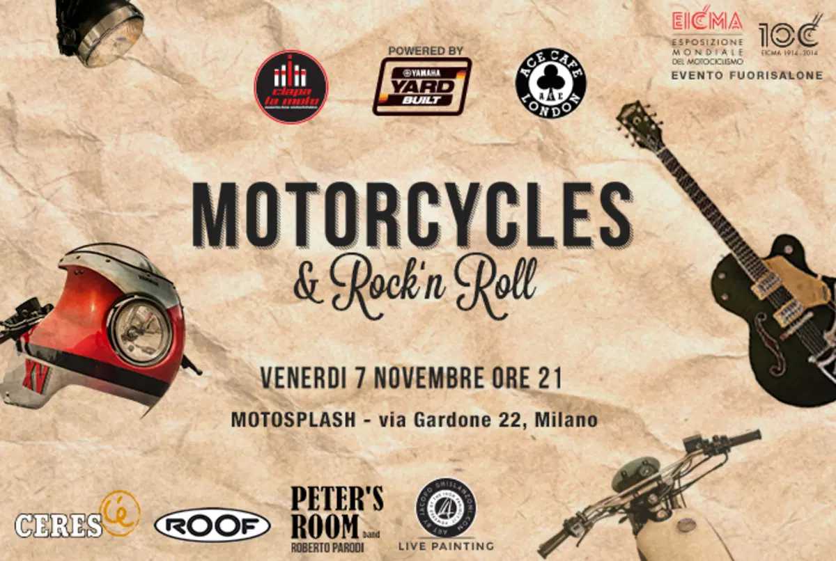 Fuorisalone EICMA 2014: Motorcycles & Rock’n Roll