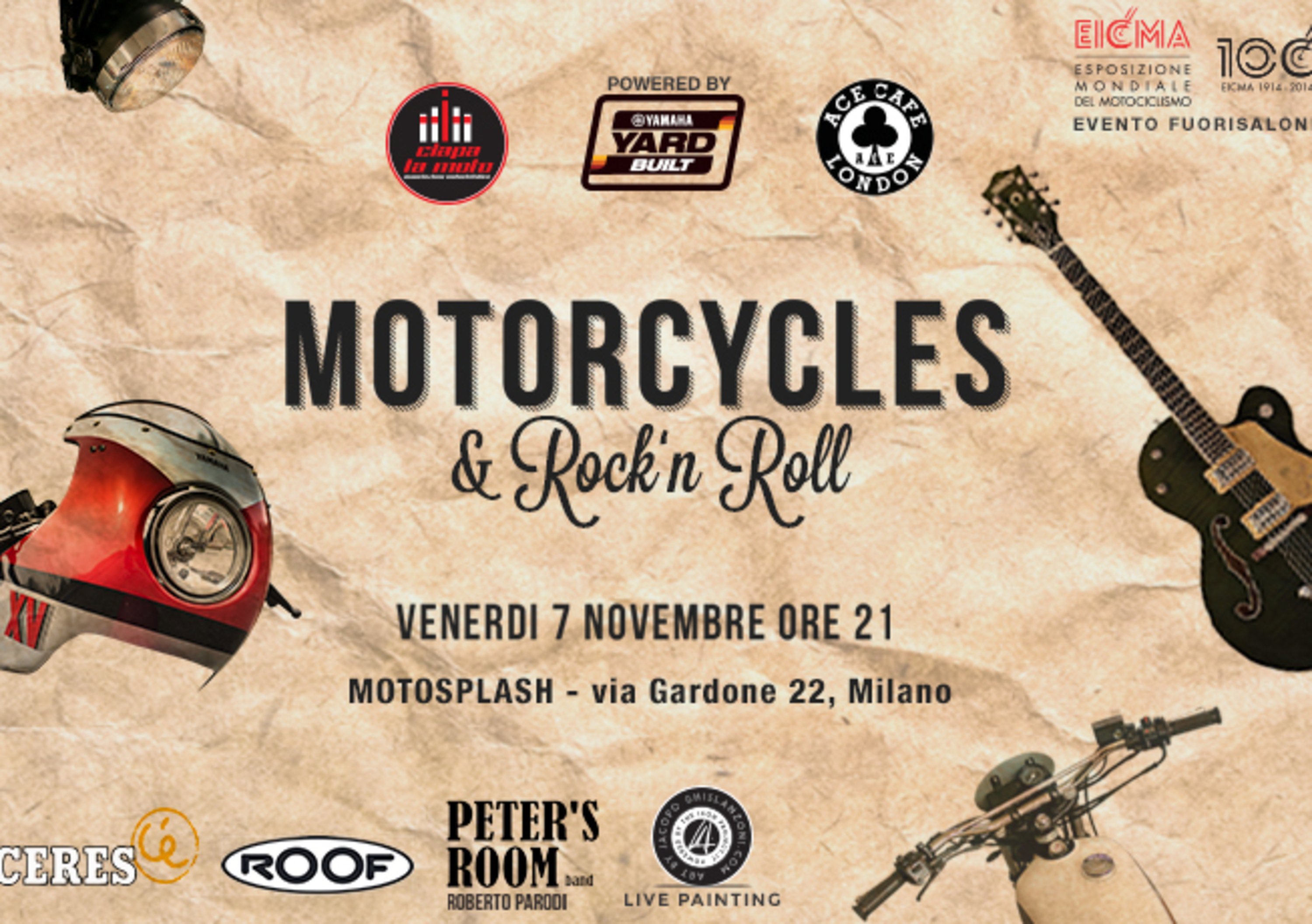 Fuorisalone EICMA 2014: Motorcycles &amp; Rock&rsquo;n Roll