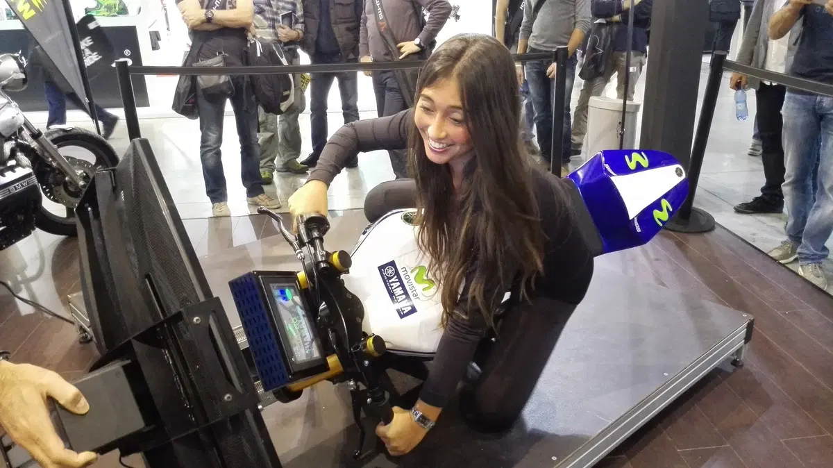 Prova il simulatore della Yamaha M1 di Lorenzo allo stand di Moto.it! (7)