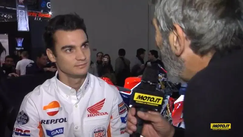 Dani Pedrosa intervistato da Nico Cereghini a EICMA. "Con HRC sempre in testa"