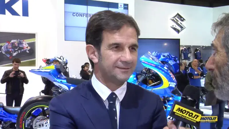 Davide Brivio intervistato da Nico Cereghini a EICMA. "A Valencia per prendere appunti"
