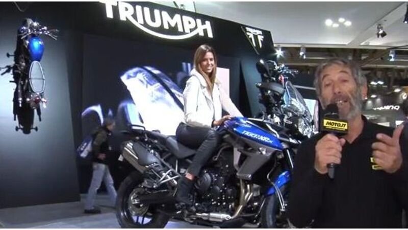 Triumph Tiger 800 2015, video EICMA