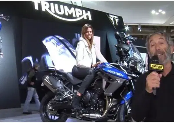 Triumph Tiger 800 2015, video EICMA