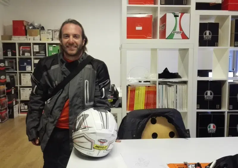 Simone ospite della redazione di Moto.it