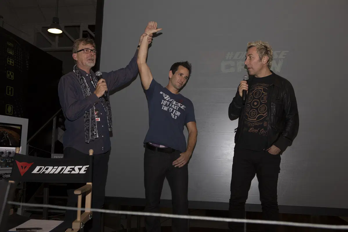 Dainese night: gamma D-air 2015, piloti SBK e Valentino Rossi’s leather suit (5)