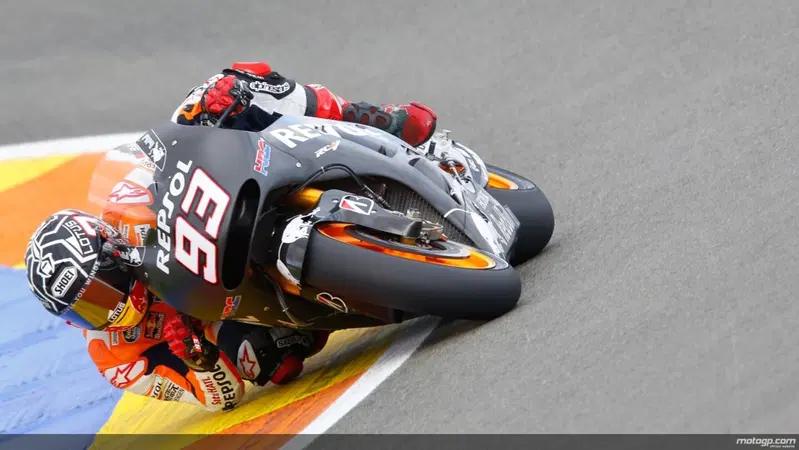 Test MotoGP a Valencia. Marquez chiude in testa l'ultima giornata