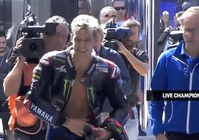 MotoGP 2022. GP di Aragon. Nell'incidente tuta aperta per Fabio Quartararo. Alpinestars: La stiamo analizzando 