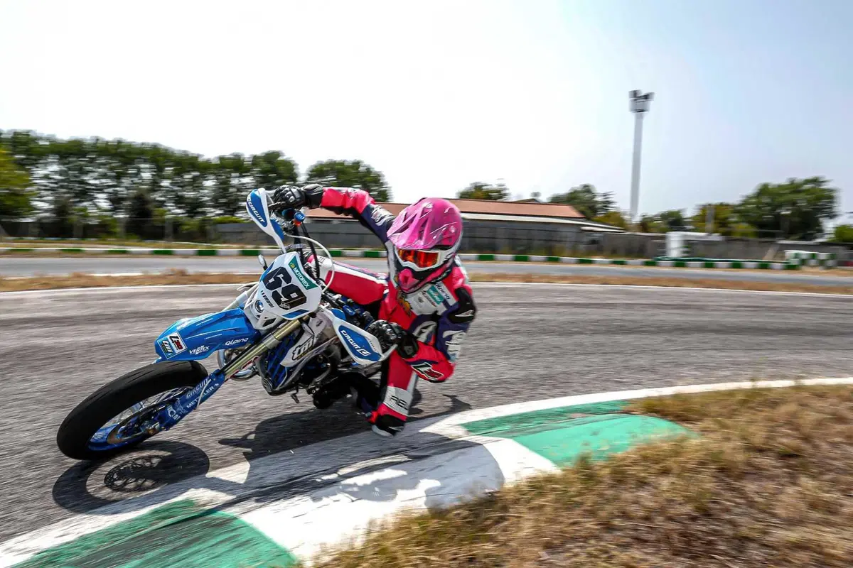 TM 125 SMR Fi 2T TEST: in pista con Kevin Vandi sulla 450 SMX ufficiale (32)