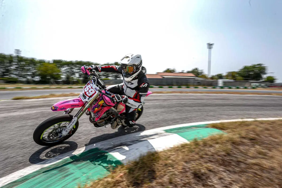 TM 125 SMR Fi 2T TEST: in pista con Kevin Vandi sulla 450 SMX ufficiale (53)