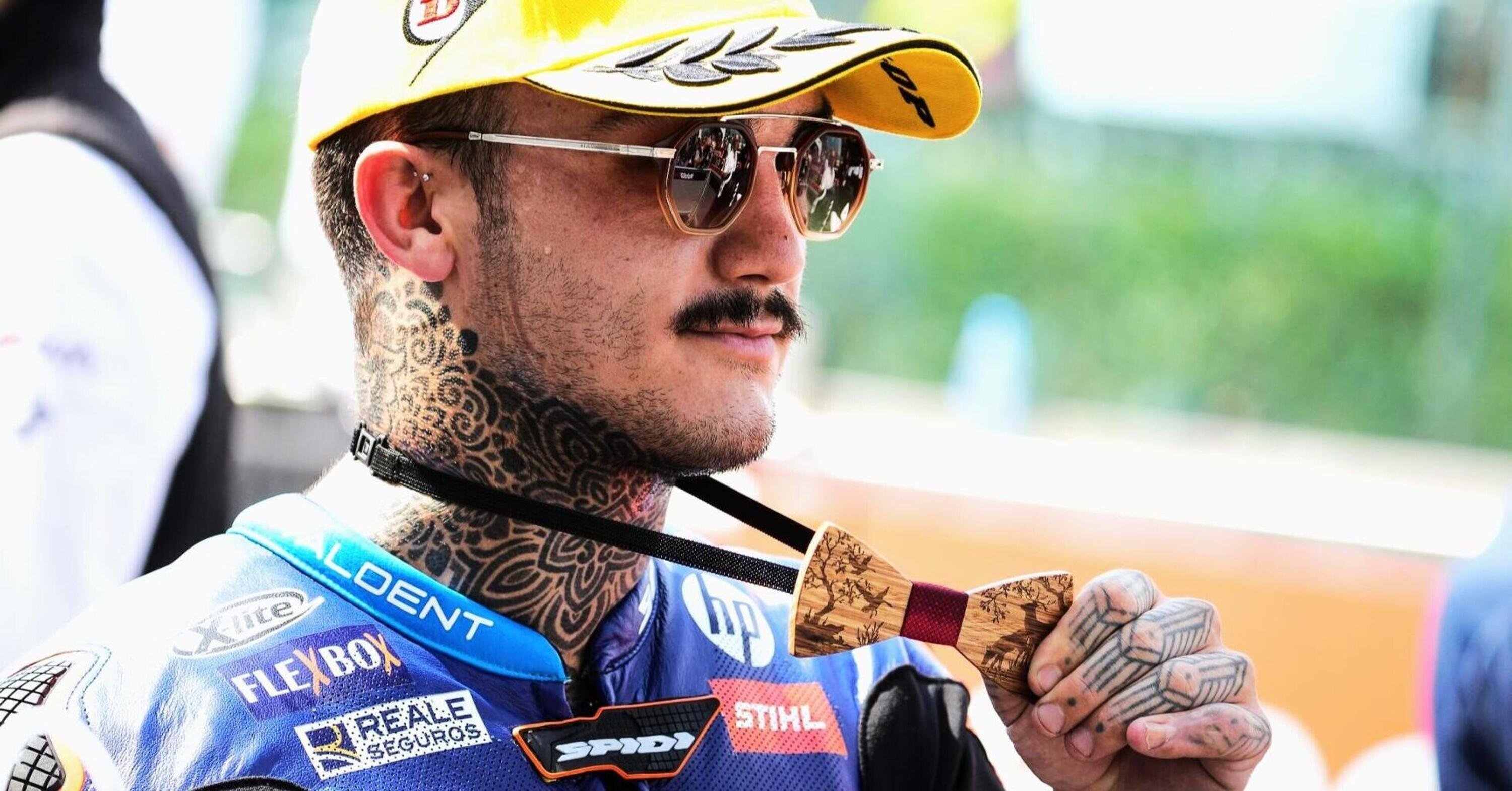 MotoGP 2022. &quot;Io, rifiutato per i troppi tatuaggi, perch&eacute;?&quot; ha chiesto Aron Canet, e sul fiocchino...
