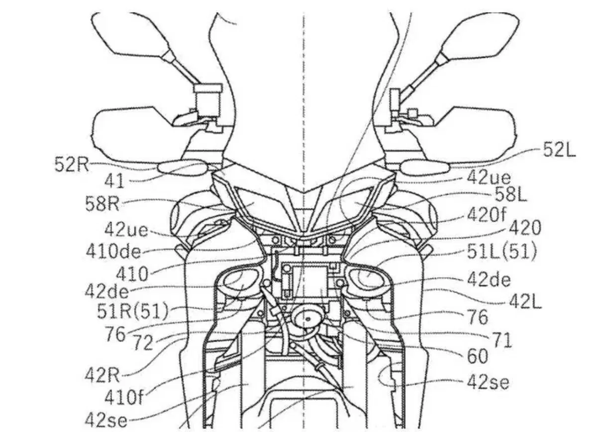 Yamaha Tracer 9 GT con il Radar. Ora spunta anche il brevetto (4)
