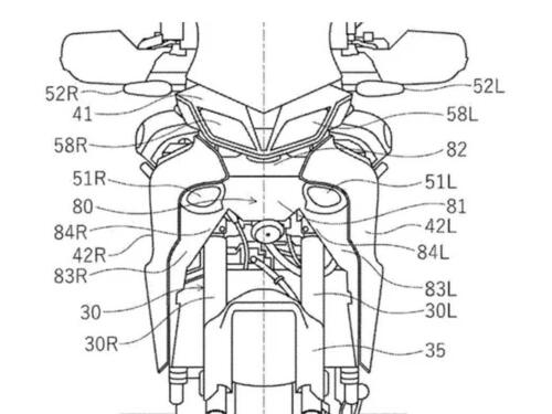 Yamaha Tracer 9 GT con il Radar. Ora spunta anche il brevetto (5)