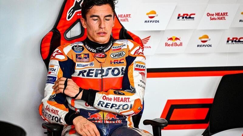 MotoGP 2022. GP della Thailandia. Marc Marquez: &quot;Stamani mi sono svegliato con dolore al braccio&quot;