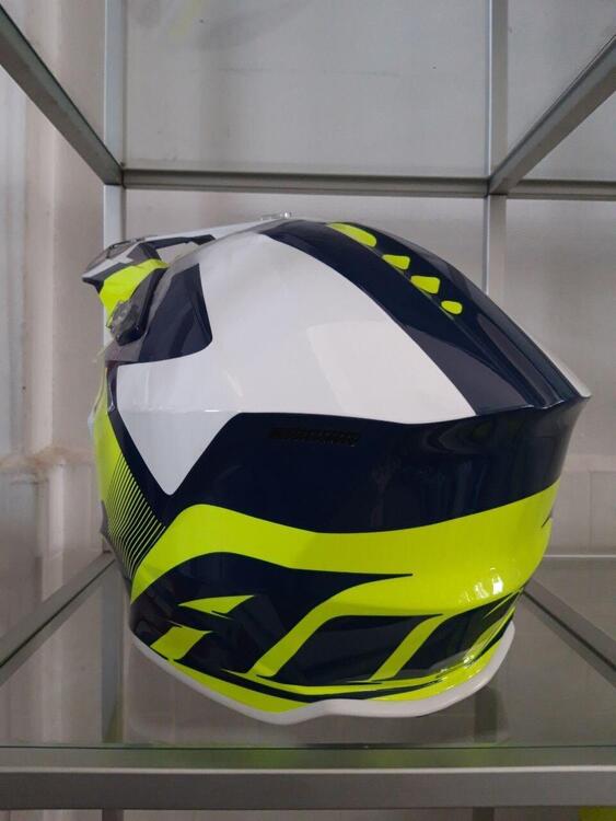 CASCO AIROH WRAAP RAZE BLUE GLOSS (2)