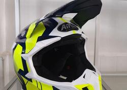 CASCO AIROH WRAAP RAZE BLUE GLOSS