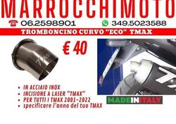 Tromboncino Acciaio INOX con Logo TMAX 500/530/560 TPF