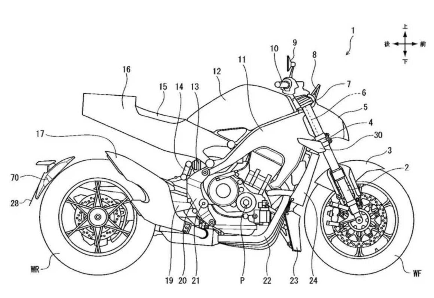 Honda al lavoro su una CB1000R (forse Hornet 1000) completamente nuova?