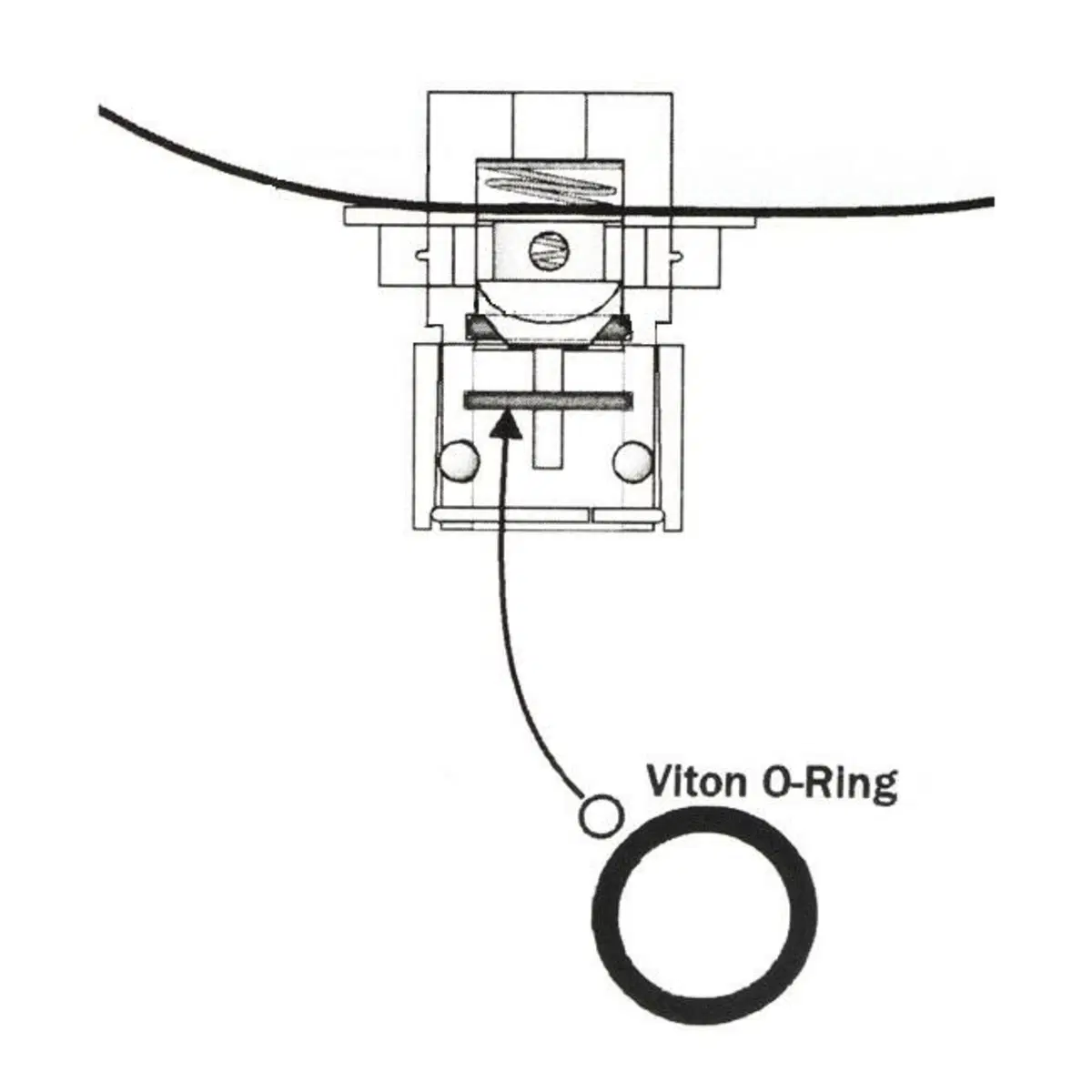 Oring riparazione valvola di ritegno per Softail d 