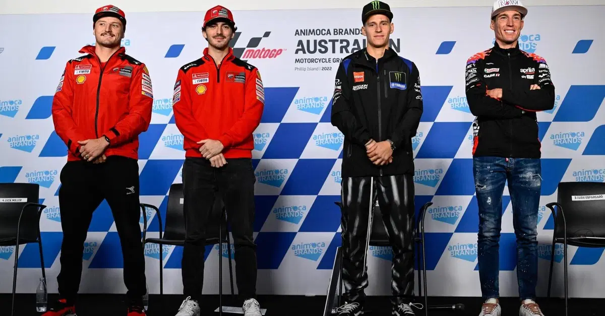MotoGP 2022. GP d'Australia. I temi alla vigilia: Fabio Quartararo ultima spiaggia, Pecco Bagnaia pu&ograve; gestire