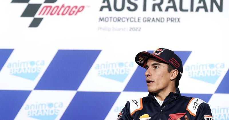 MotoGP 2022. GP d&#039;Australia. Marc Marquez: &quot;Come dice Doohan: posso essere competitivo anche guidando in maniera diversa&rdquo;