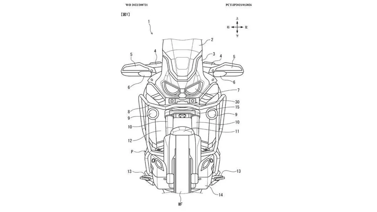 All'Africa Twin spunta il terzo occhio (2)