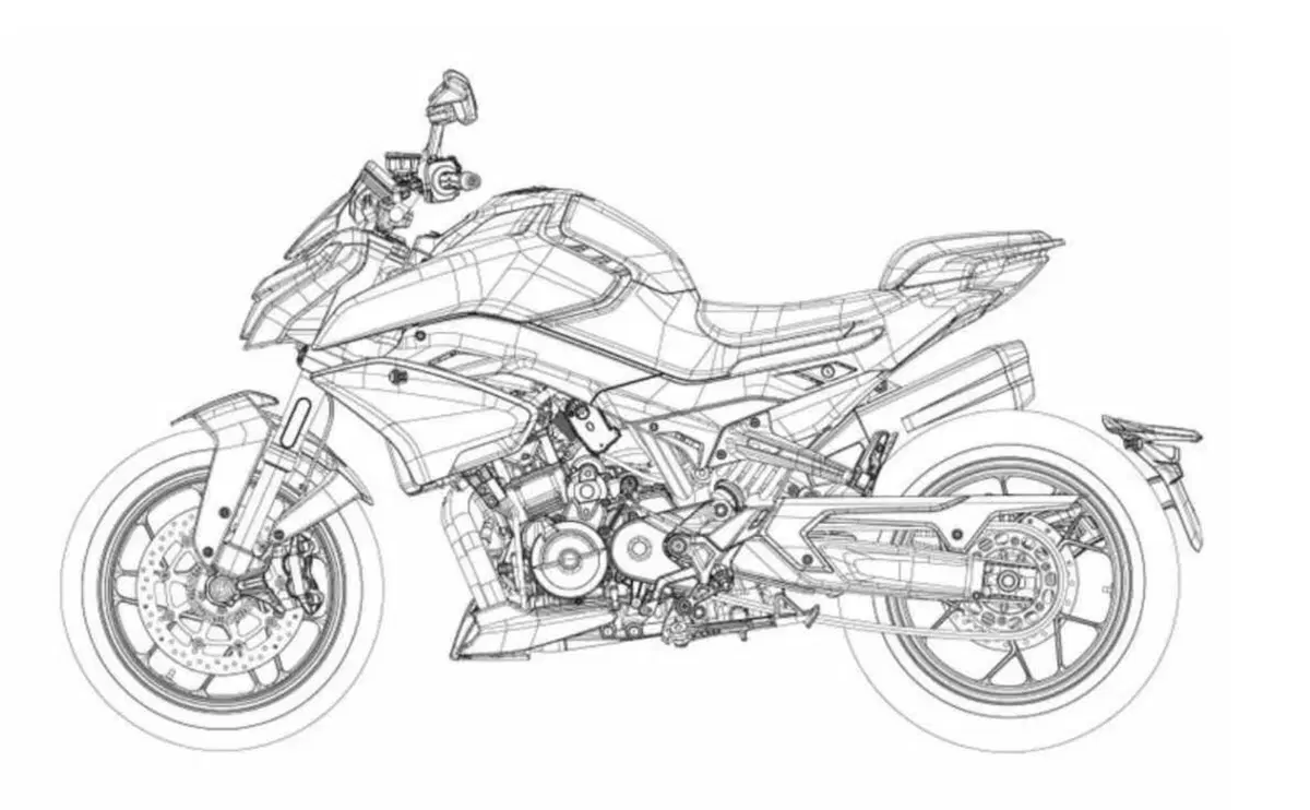 CFMoto 800 NK. La rivale della Honda Hornet 750 si mostra (3)