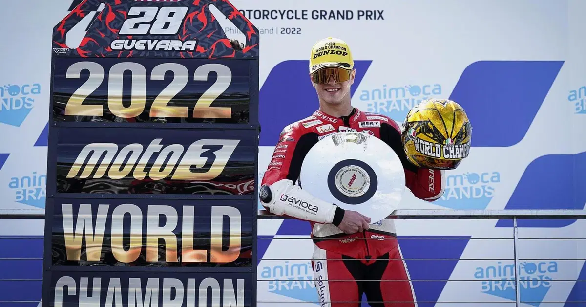 MotoGP 2022. GP d'Australia. In Moto3 Izan Guevara vince gara e titolo!