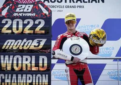 MotoGP 2022. GP d'Australia. In Moto3 Izan Guevara vince gara e titolo!
