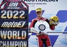 MotoGP 2022. GP d'Australia. In Moto3 Izan Guevara vince gara e titolo!