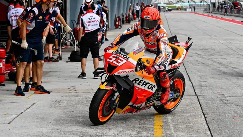 MotoGP 2022. GP della Malesia. Marc Marquez: "Se avessi il motore come Ducati andrei da solo, senza cercare scie"