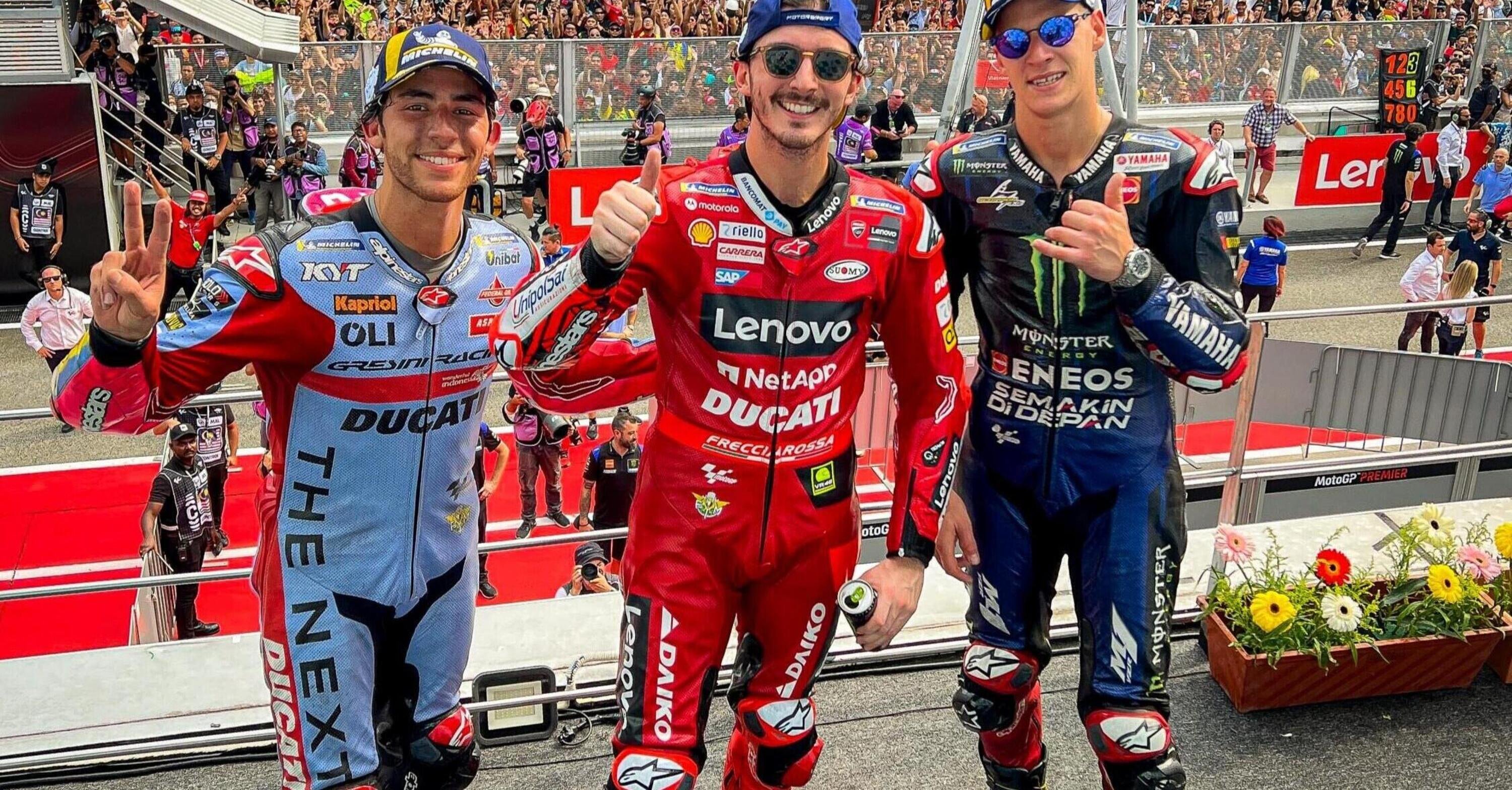 MotoGP 2022. Le pagelle della Malesia. Sul podio, tre grandi campioni