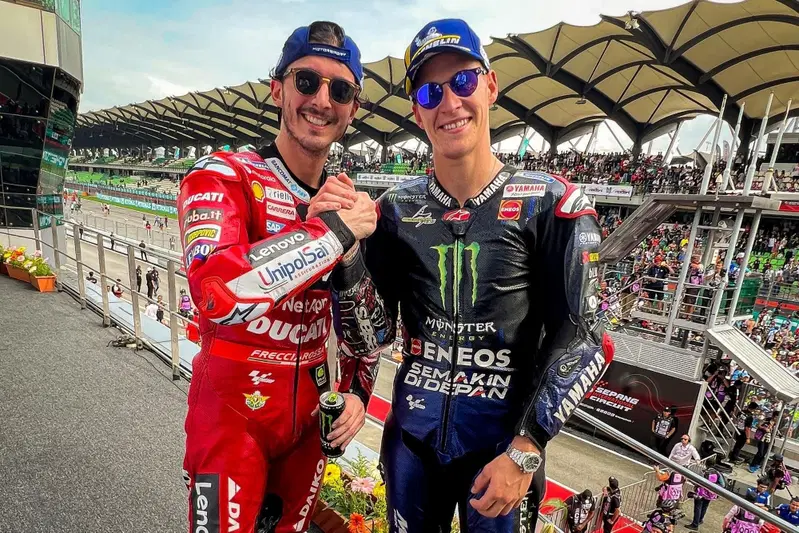 Bagnaia e Quartararo