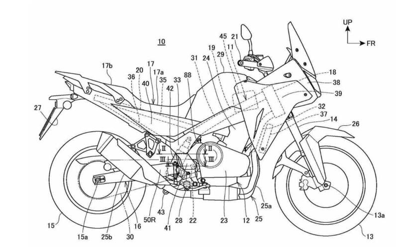 Honda Transalp 750: c&#039;&egrave; qualche dettaglio in pi&ugrave;