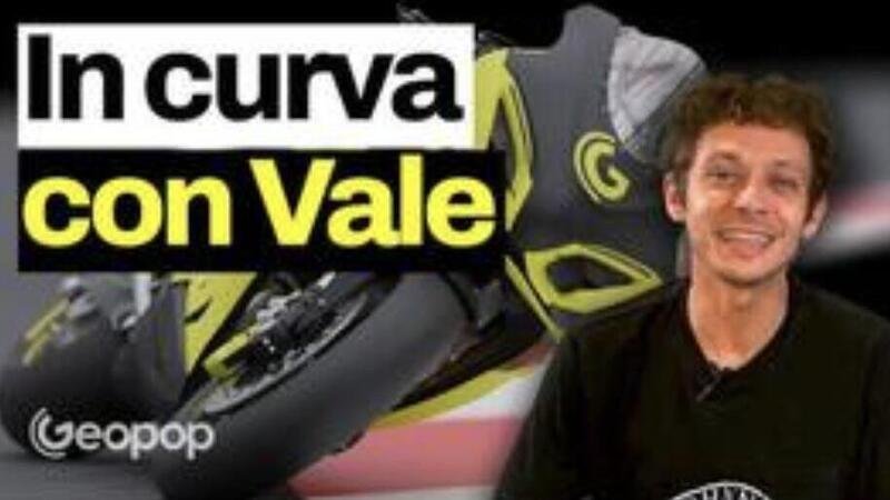 La fisica della moto spiegata da Valentino Rossi