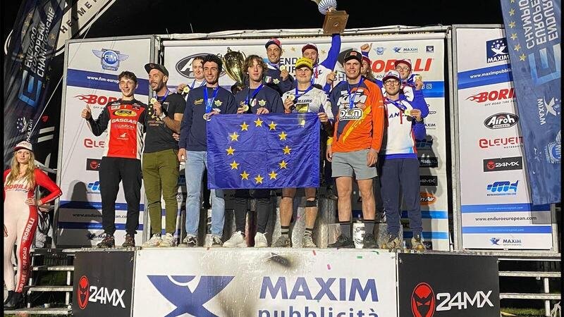 La Maglia Azzurra vince il Campionato Europeo Enduro